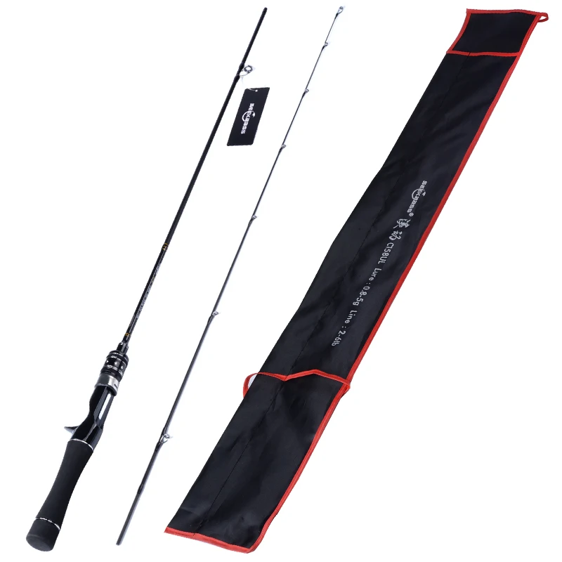 SeekBass flexible ul spinning rod 1.58m1.8m 0.8-5g lure weight ultralight spinning rods ultra light casting spinning fishing rod