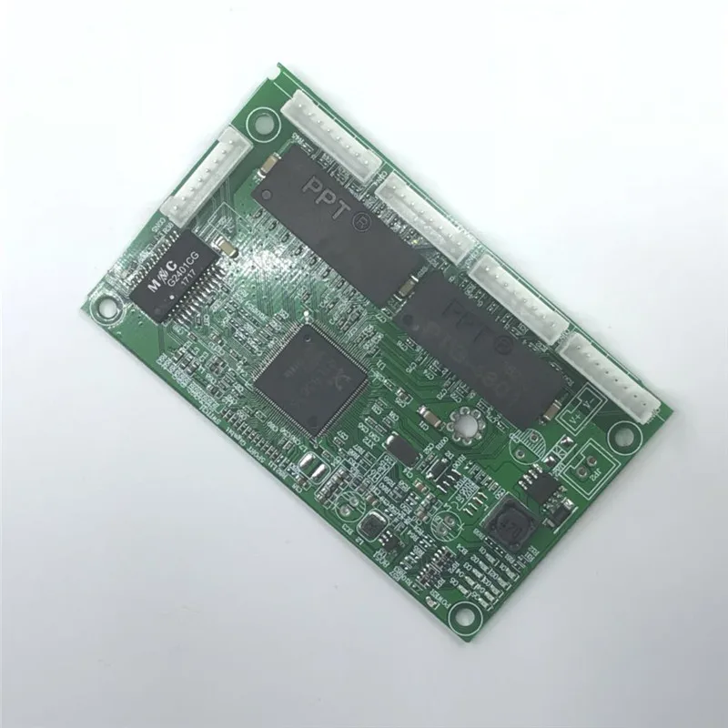 OEM PBC 4/8 порт Gigabit Ethernet коммутатор порт с 4/8 pin способ заголовок 10/1000/100 м концентратор 4/8way мощность pin печатной платы OEM Винт отверстие