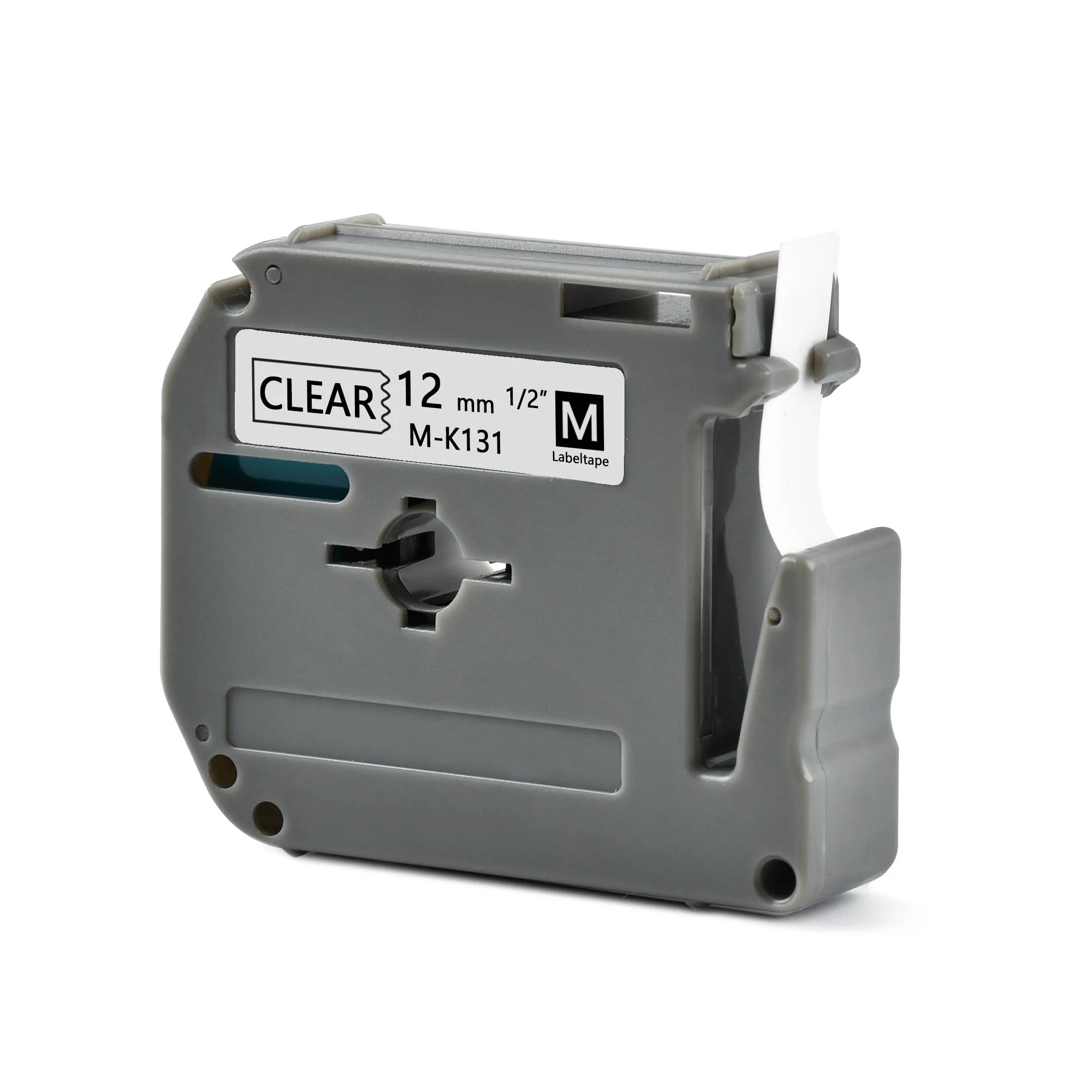 CIDY совместимый brother M-K231 MK231 MK 231 MK-231 черный на белом 12 мм ламинированные сильные клейкие этикетки ленты для PT-80 PT-70 - Цвет: 12mm black on clear