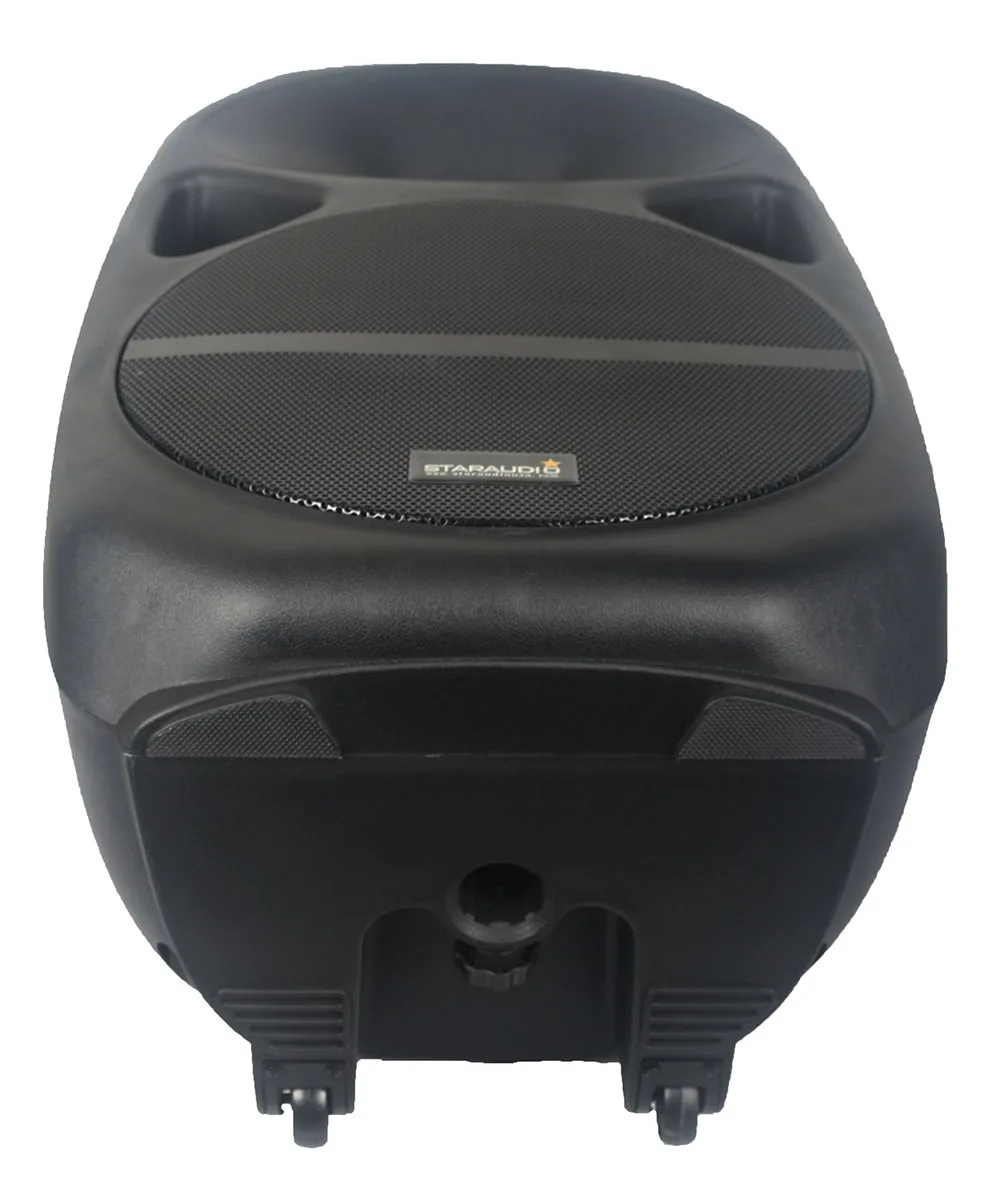 details of 15inch powered pa dj speaker with bluetooth sd card usb for speaker stand ktv karaoke