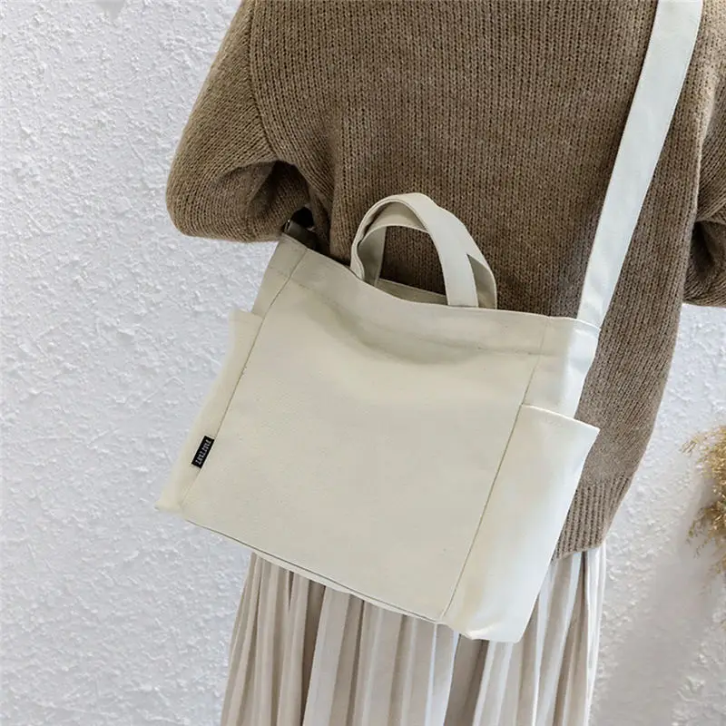Canvas Solid handbag Shoulder Bag Crossbody Bag for Women 2019 Messenger Bags women's bag bolsa feminina sac a main 30AP0332