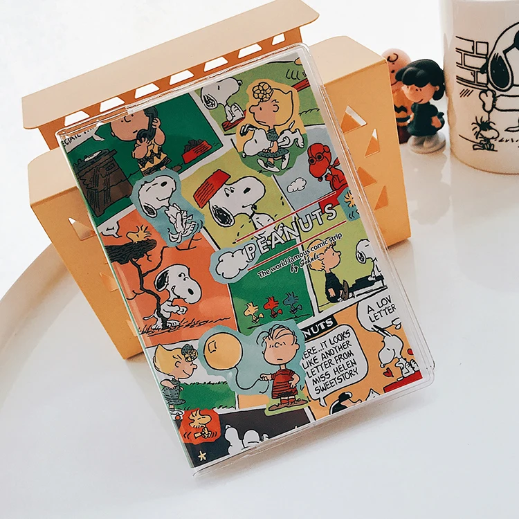 

Kawaii Cartoon Rogue Dog Lucy Notebook Cute Girl Heart Diary Handbook Soft Pvc Cover Day Planning Week Plan Notepad Stationery