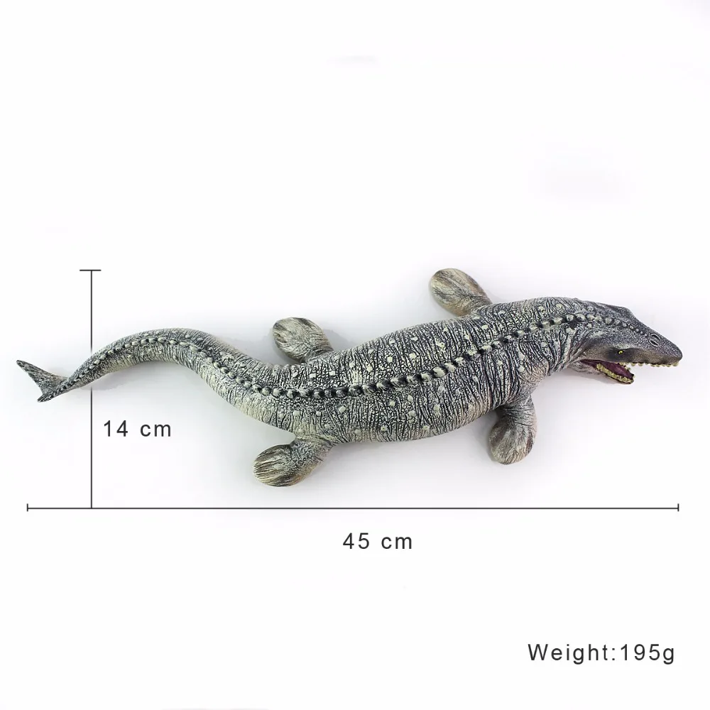 Ceny Jurajski duży mosazaur dinozaur zabawki miękkie pcv figurka ręcznie malowane zwierzę kolekcja modeli dinozaury zabawki dla dzieci prezent
