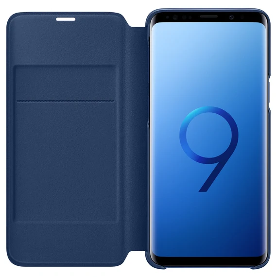 Светодиодный Чехол-бумажник для samsung Galaxy S9, G9600, S9+ S9 Plus, G9650, умный откидной Чехол