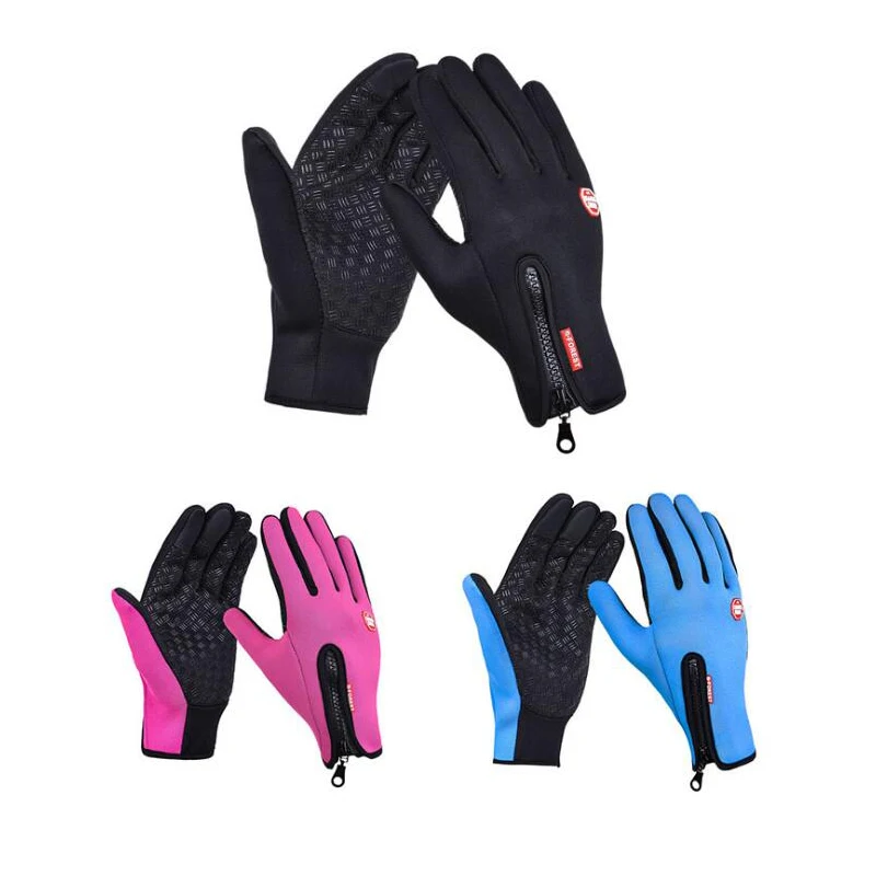 Ветрозащитный Тактический зимние велосипедные перчатки бархат мотоцикл Лыжный Спорт полный палец сенсорного экрана полезной Для мужчин
