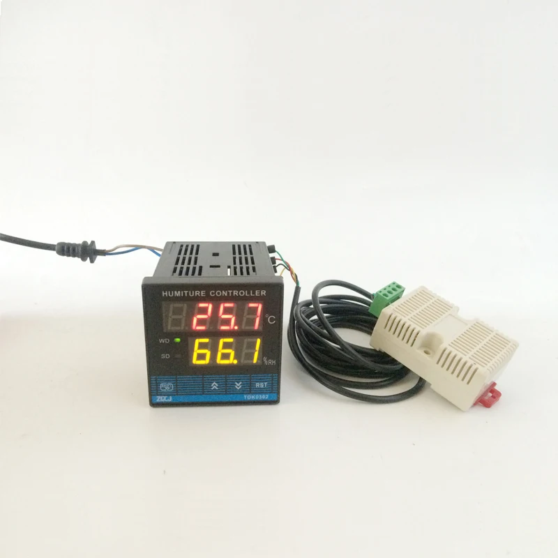 

Green House /Bread fermenting box Use Temperature and Humidity Controller TDK0302 work with heater and cooling fan or humidifier