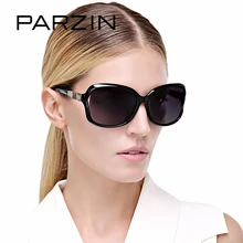 PARZIN Brand Fashion 2017 Sunglasses Women Big Frame Polarized Sunglasses Elegant Luxury Brand Designer Eyewear With Case 9502
