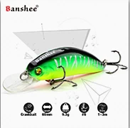 Banshee 6 шт./лот 50 мм 10 г VC04 Deep Chub Дайвинг кренкбейты плавающая приманка для рыбалки погремушка звук воблер, твердая искусственная приманка