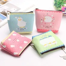 Детский маленький кошелек для монет для девочек из искусственной кожи, кошелек с принтами животных, мини-кошельки на молнии, милый кошелек для денег, Карманный держатель для карточки-ключа