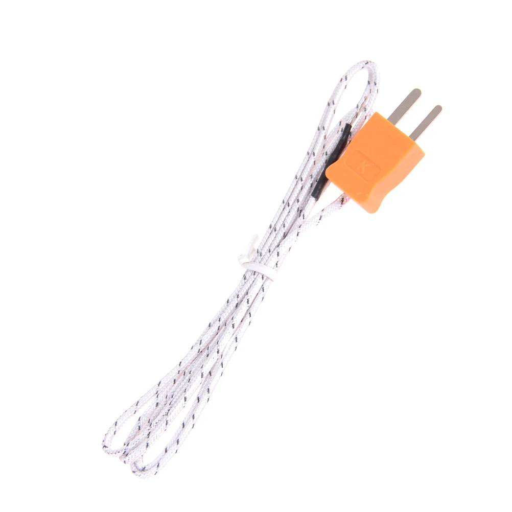 100cm K-type Test Length 1Meter Wire Temperature Thermocouple Sensor Probe Tester line