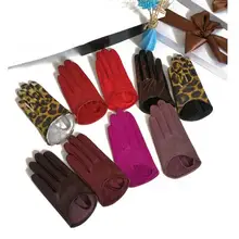 Женские перчатки из натуральной кожи, женские перчатки из натуральной замши, короткие перчатки для вождения мотоцикла R751