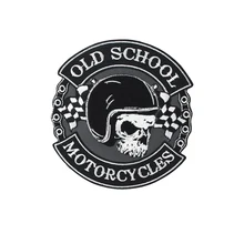 Нашивки с черепами для старшей школы, вышивка, Железная на мотоцикле, на заказ, сделай сам, крутая нашивка для байкеров, панк, значок, теплопередача для одежды, рубашка