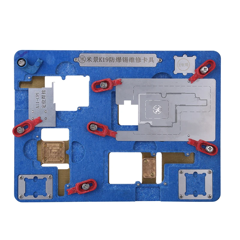 Держатель печатной платы зажимы для материнской iPhone X A11 IC чип шарик паяльная сеть