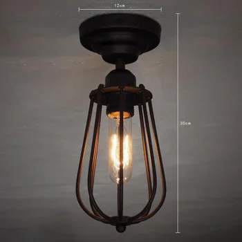 

European style retro American style grapefruit ceiling lamp for living room balcony