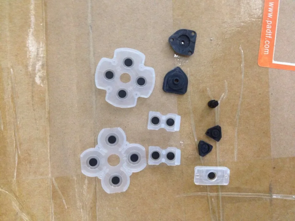 

10sets/lot Silicone controller Conductive Rubber Pad Film for ps4 wireless controller