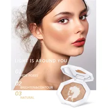 Макияж водонепроницаемый мягкий натуральный Docile Shimmer Make Up highlighter палитра пудры светящийся контур лица бронзатор для лица глаз изюминка