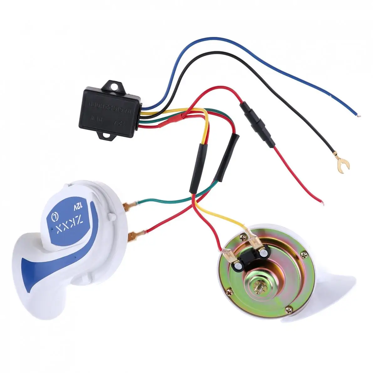12 V 150dB بصوت عال الكلاسيكية الحلزون على شكل القرن السيارات مكبر صوت للسيارة لهجة صفارة للمركبة محرّك القارب دراجة نارية فان شاحنة
