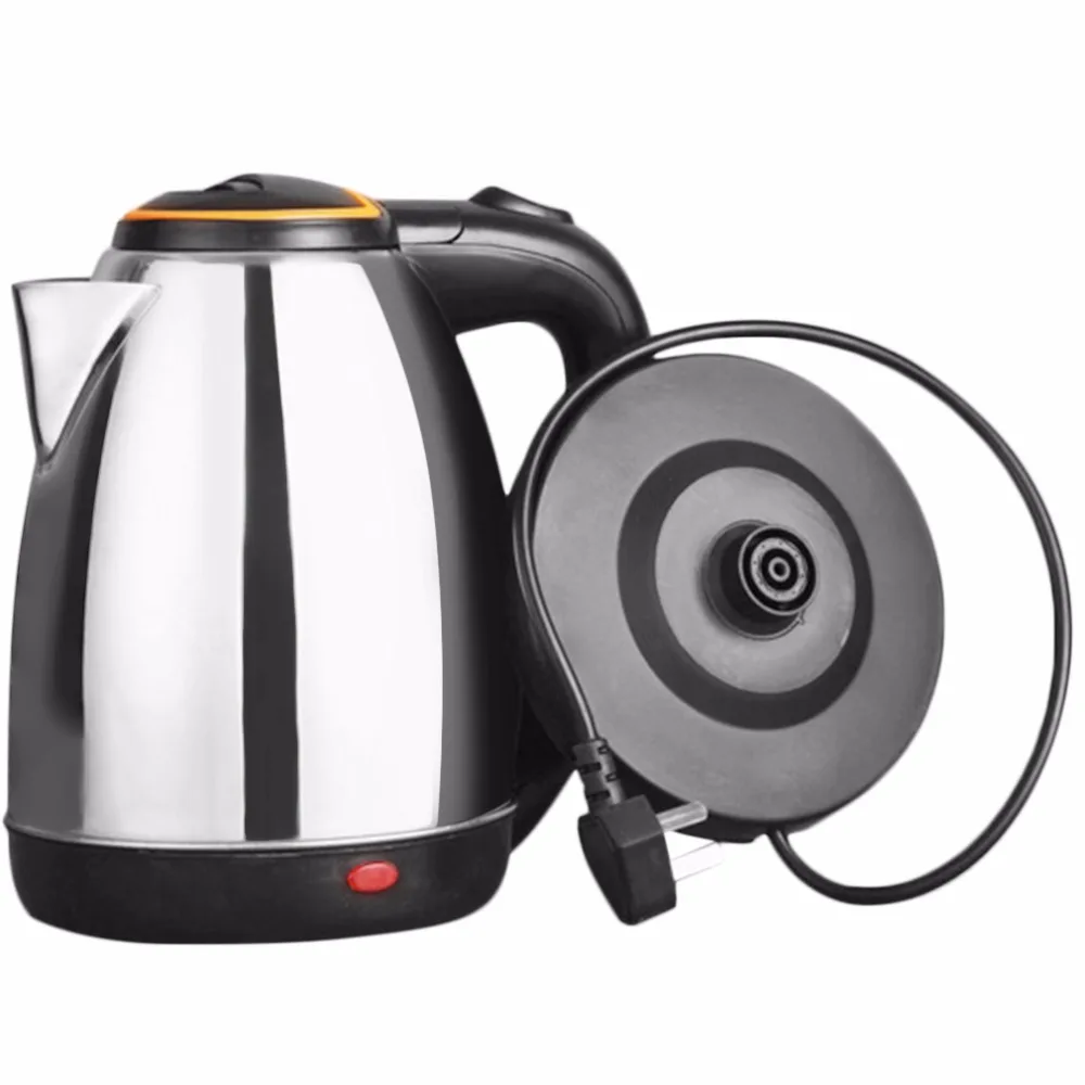 2L Stainless Steel Electric kettle Energy-efficient Anti-dry Waterkoker Protection Heating underpan Automatic Cut Off Jug Kettle 2L Stainless Steel Electric kettle Energy-efficient Anti-dry Waterkoker Protection Heating underpan Automatic Cut Off Jug Kettle