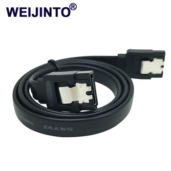 

Weijinto Lowest price Sata 3.0 data cable 7pin sataIII plug SSD HDD HD Sata cord High Speed 6Gbps Sas Cable
