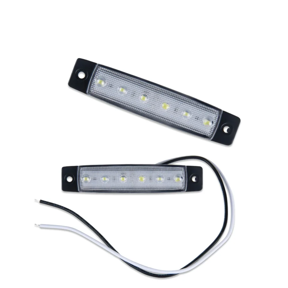 Автомобильный внешний светильник светодиодный 12V 24V 6 SMD авто шины Грузовик