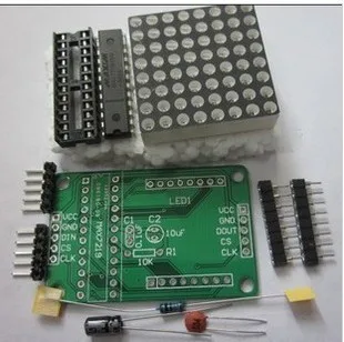 [LAN] объемный модуль матрицы SAMAX7219 дисплея DIY Набор-MCU управления D2B2-30 шт./лот |