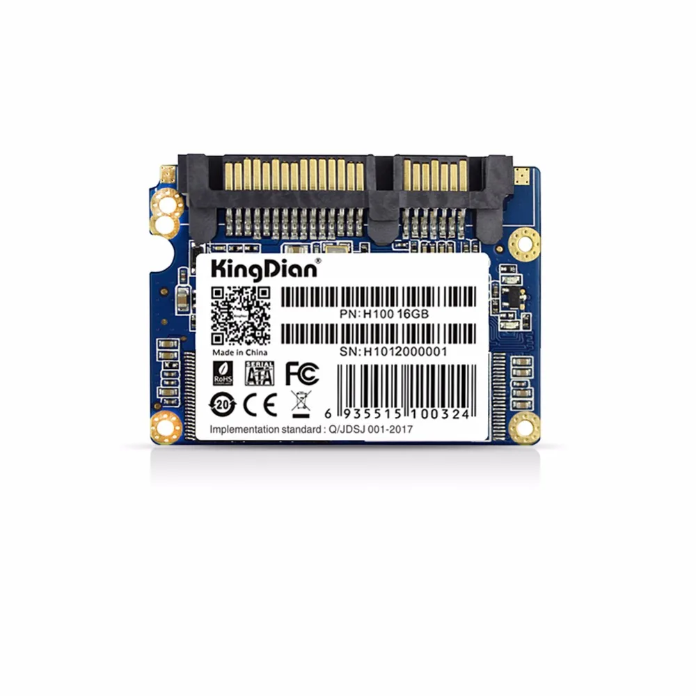 

KingDian Hot H100 16GB SSD Internal Solid State Hard Drive Disk SATA SATAII for PC Desktop Laptop H100 16GB