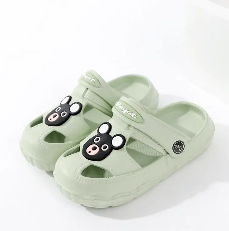 summer Children boys girls EVA Slippers five star Non-slip beach hole shoes different styles 140-180 XQ01