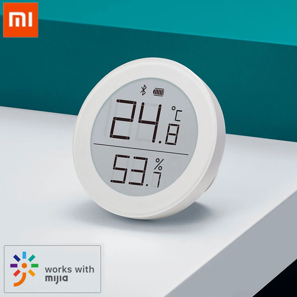 

Xiaomi ClearGrass Digital Bluetooth Thermometer and Hygrometer E-Link INK 30 Days Data Automatic Recording Work With Mihome APP