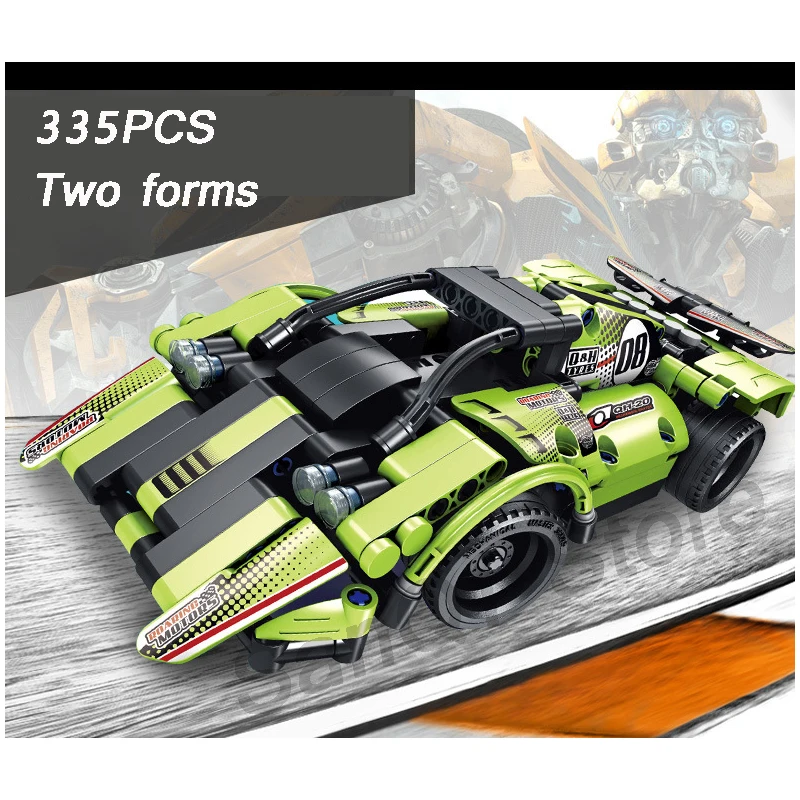

RC car Assembled building blocks two forms Compatible Legoing pop children DIY Educational toys for kids Birthday gift
