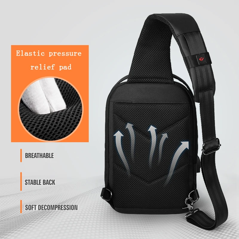  ROWE bolso de hombro para hombre bolso de hombro con carga USB bandolera para hombre bolso de hombr