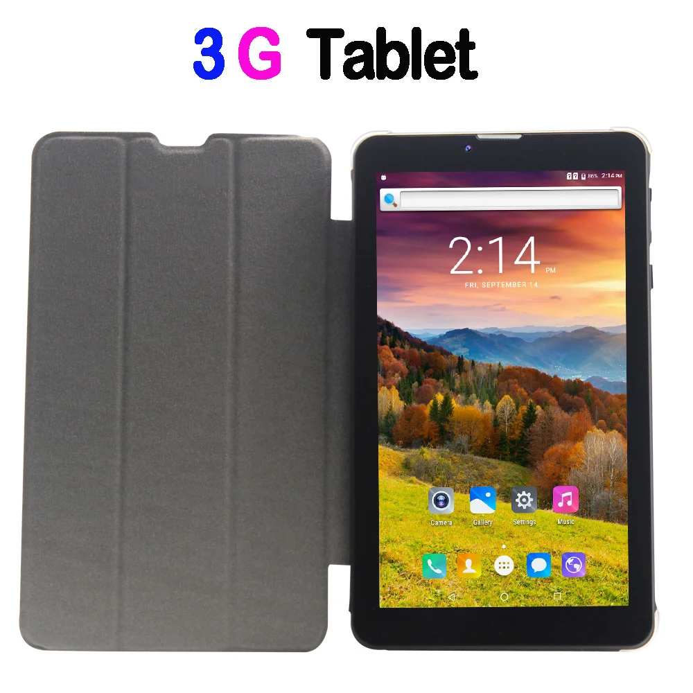 

7 inch android 6.0 tablet pc 3G phone call sim card wifi bluetooth sim card Quad core tab pc 7 inch tablets pc make phone call