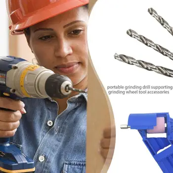 

Drill Bit Sharpener 2-12.5mm Portable Corundum Grinding Wheel Powered Tool for Drill Polishing Grinder Wheel Drill Bit Sharpener