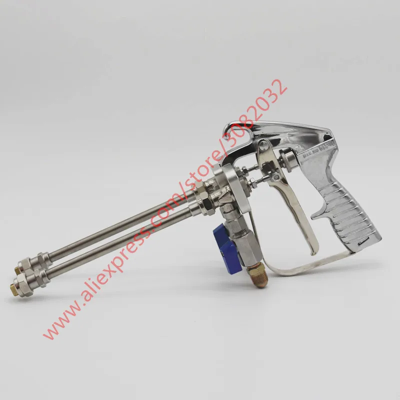 double head glue spray gun high pressure Airless spray gun double head
