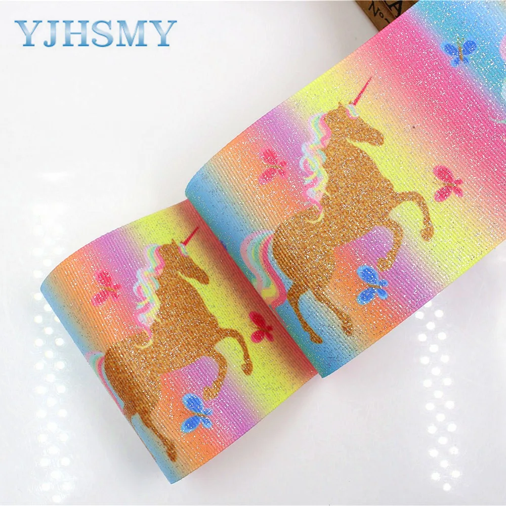 YJHSMY,C 171114 485,75 mm 5 yards,Flash horse Thermal transfer Printed