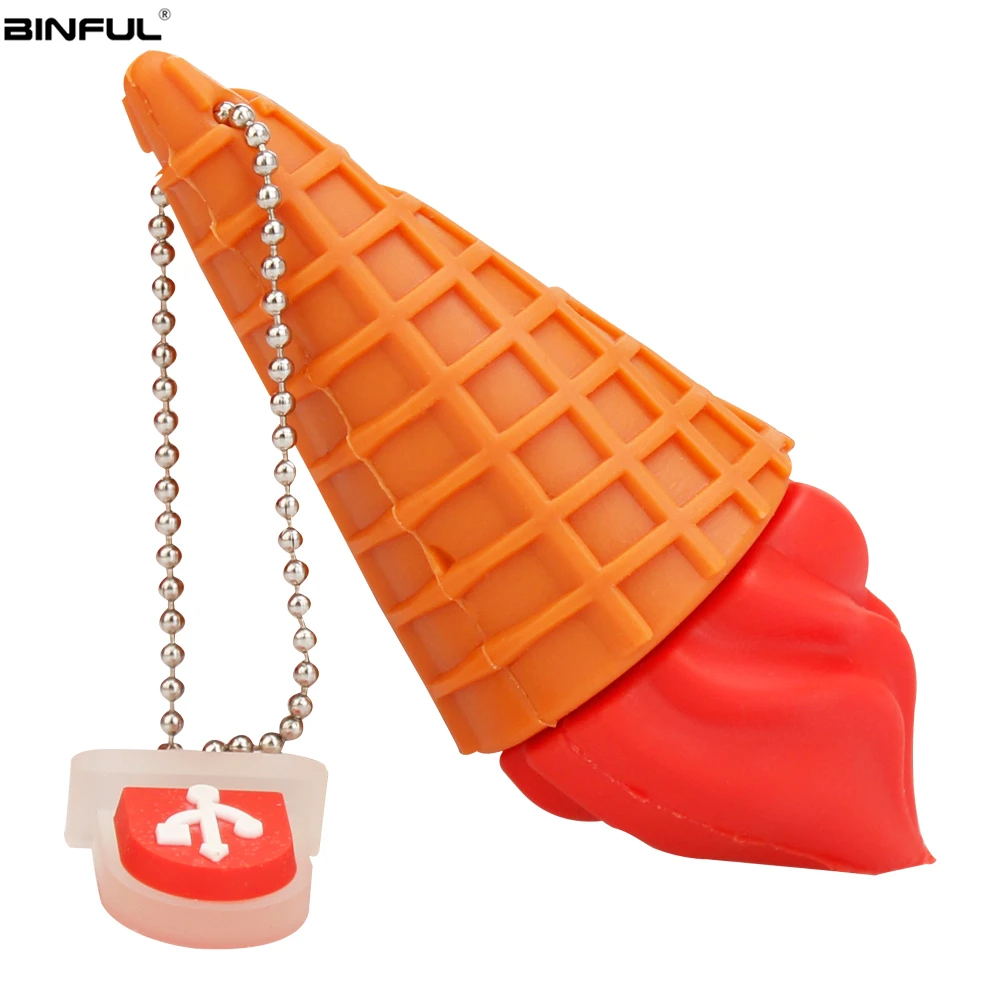 Usb Flash Drive Cartoon Ice Cream Cones Pen Drive 128GB 64GB 32GB Usb Stick 16GB 8GB 4G High Quality Cute Pendrive Free Shipping (6)