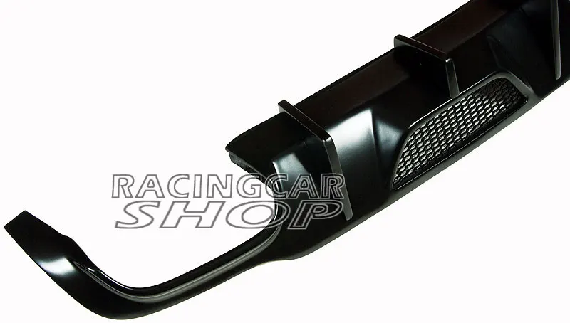 V style sedan BLACK rear diffuser for Mercedes BENZ W204 C63 coupe C250 C300 C350 AMG SPORT BUMPER 2012-2014