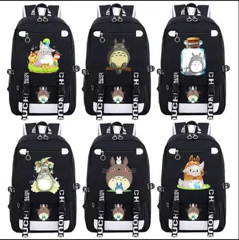 

Anime My Neighbor Totoro/Dragon Ball Z Backpack School Bags Dragon Ball Super Laptop Shoulders Bag Cartoon Rucksack Travel Bags