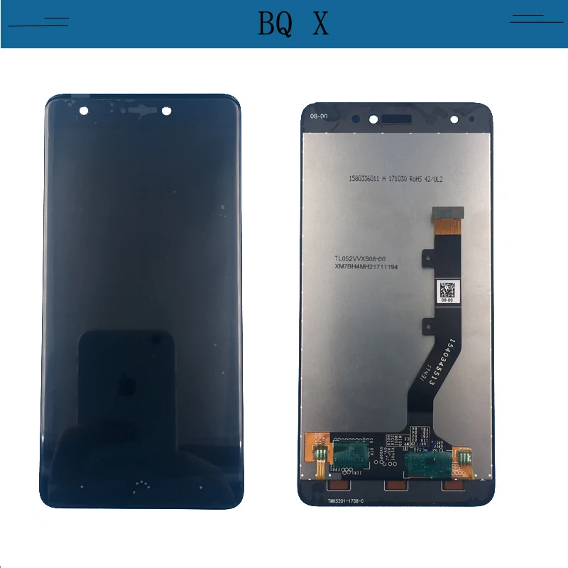 Оригинальный 5 2-дюймовый для BQ Aquaris X ЖК-дисплей + кодирующий преобразователь