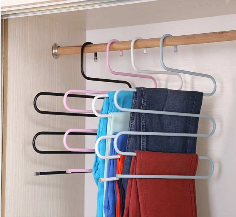 Hoomall многослойная форма из нержавеющей стали вешалка для одежды держатель для хранения шкаф сушилка для белья стеллаж для хранения одежды