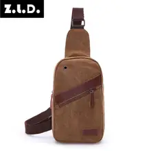 Z.l.d. Мужские и женские сумки через плечо, мужские сумки на плечо, холщовые сумки через плечо, нагрудные сумки