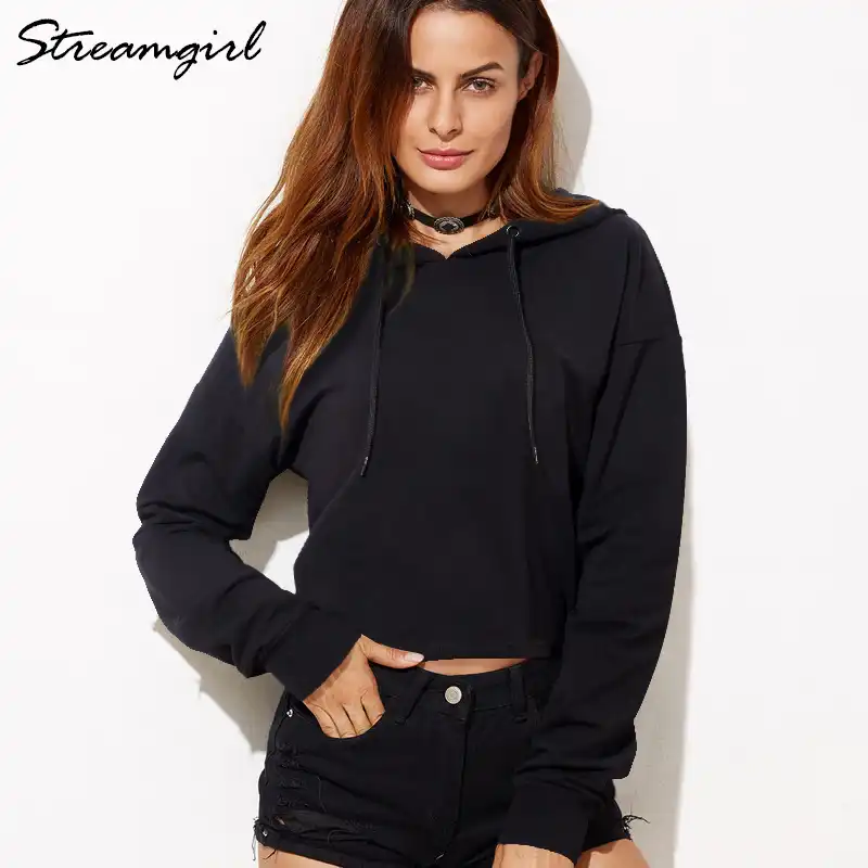 short black hoodie