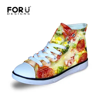 

FORUDESIGNS Kids Sneaker Shoes for Children Boys Girls Running Walking Cycling High Top Sport Canvas Shoes Kids Shoes Girls 2018