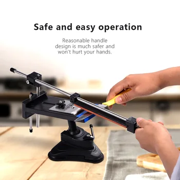 

Professional Fix-Angle Knife Sharpening Set Knife Sharpener Frame+4pcs Whetstones Kitchen Sharpening Tools Sharpening System