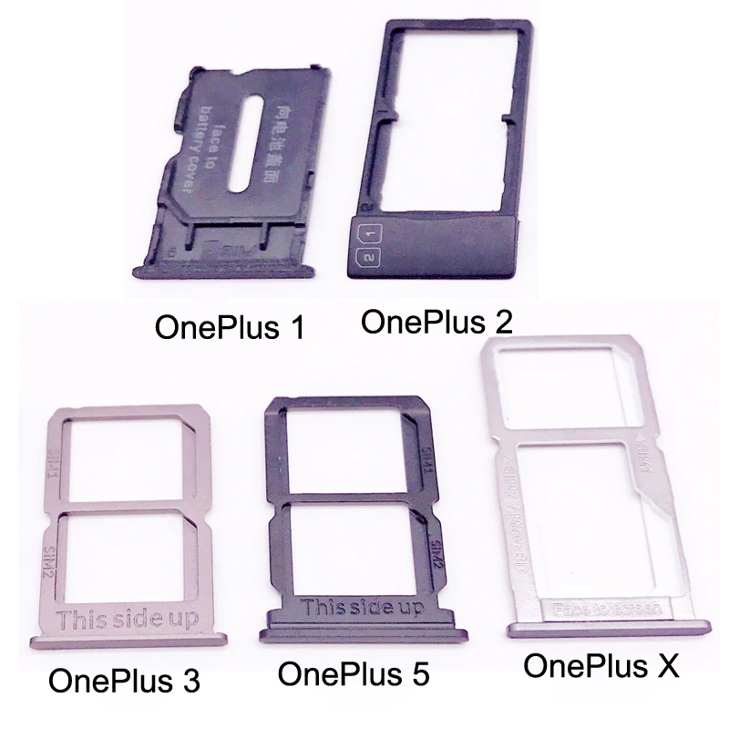 

SIM Card Tray Holder Slot For OnePlus One Plus one 1 2 two 3 Three 5 Five X Holder Slot Tray Adapter