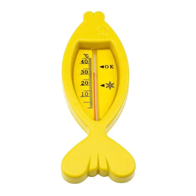 

Plastic Cute Floating Fish Shape Baby Bath Water Thermometers Tub Water Sensor Thermometers Toy for Baby Bath Usage Baby Care