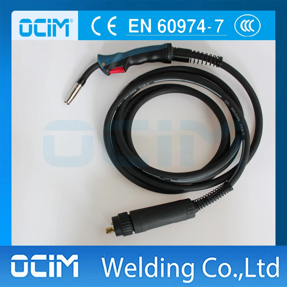 

Mig Mag Guns MB 15AK 5m Length Welding Torch EURO Connector