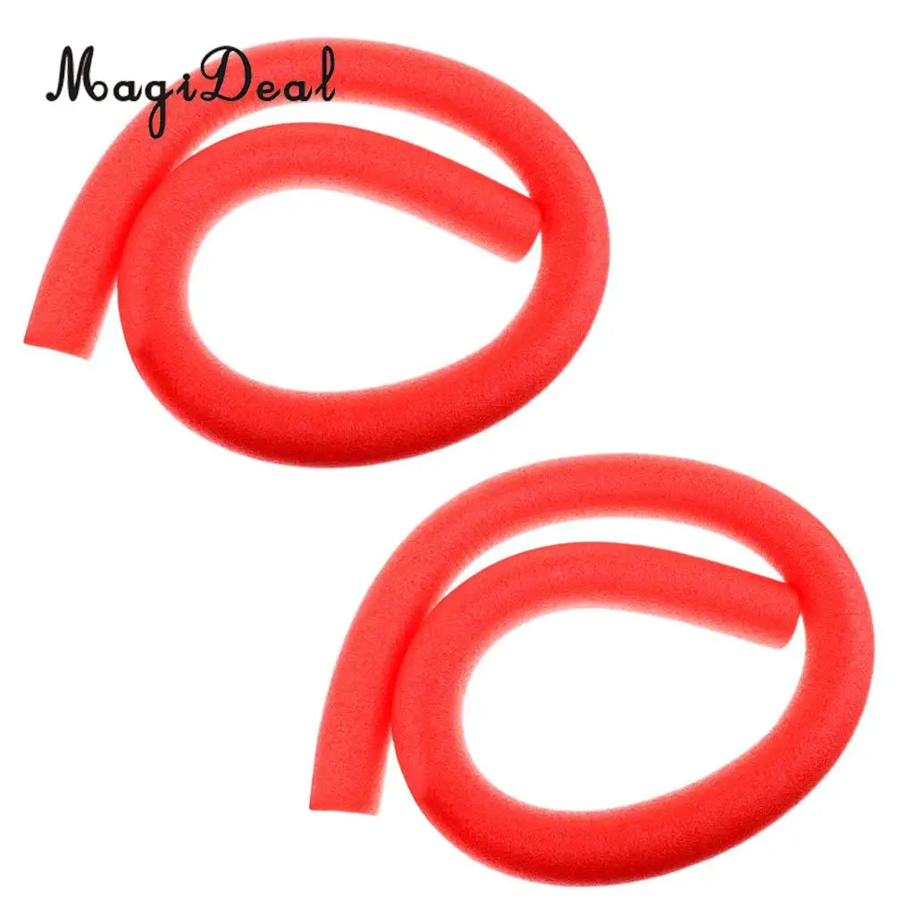 MagiDeal High Quality 2 Pieces Kids Adult Swimming Pool Noodle Hollow Solid Foam Swim Float 6 Colors