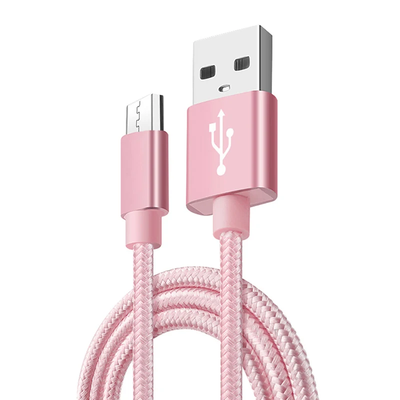 

Micro USB Cable Nylon Fast Charge USB Data Cable for Samsung Xiaomi LG Tablet Android Mobile Phone USB Charging Cord
