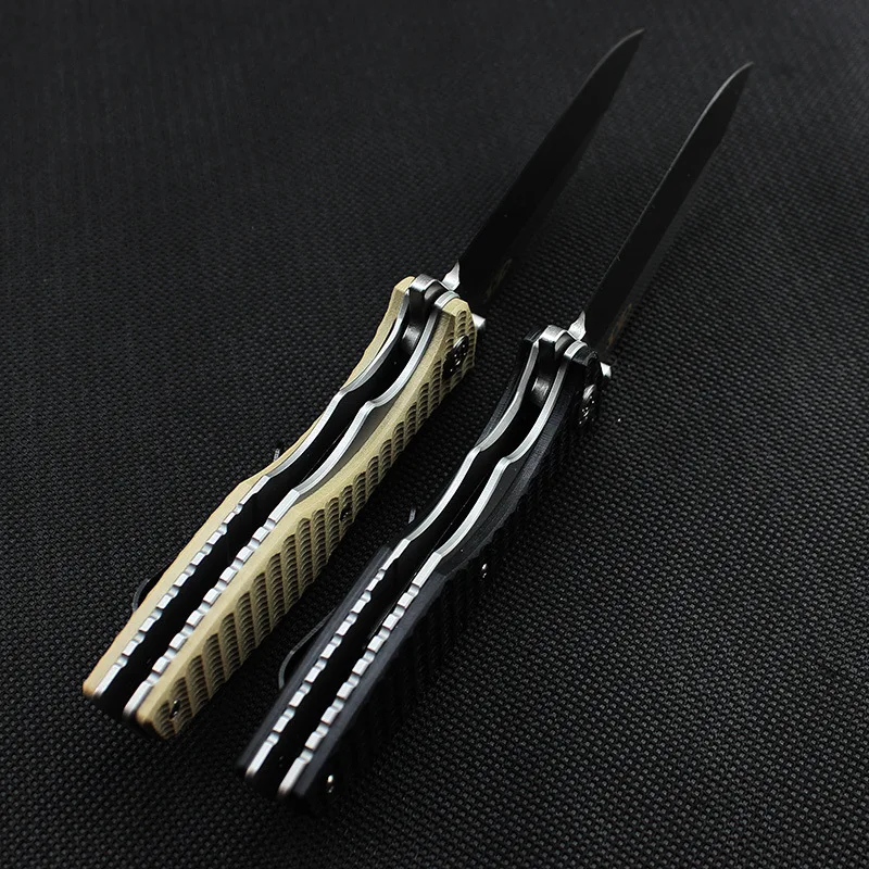 High Quality ZT0393 58HRC 9CR14MOV blade G10+Steel handle folding knife hunting camping knife outdoor tool tactical EDC tool High Quality ZT0393 58HRC 9CR14MOV blade G10+Steel handle folding knife hunting camping knife outdoor tool tactical EDC tool