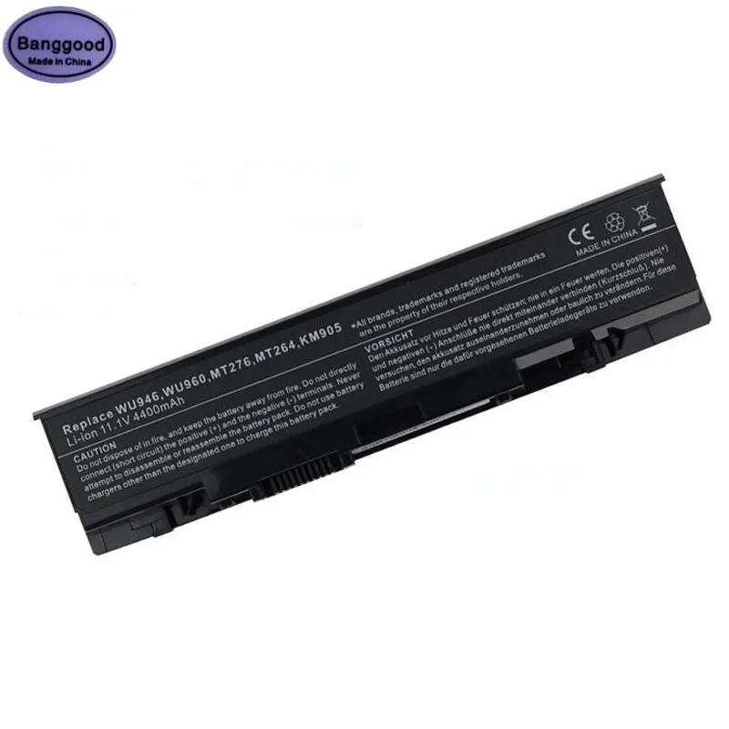 

11.1V 4400mAh Laptop Battery Pack for Dell Studio 1535 1536 1537 1555 1557 PP39L WU946 WU960 WU965 MT276 MT264 KM905 PW773 KM904